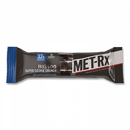 Big 100 Gluten Free Super Cookie Crunch Protein Bar, 3.52 oz, Individually Wrapped, 9/Box (24306984)
