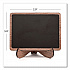 Mini Chalkboards, Black Surface, Brown Frame, 2.9 x 3.9, 10/Pack (MINICHLK)