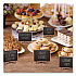 Mini Chalkboards, Black Surface, Brown Frame, 2.9 x 3.9, 10/Pack (MINICHLK)
