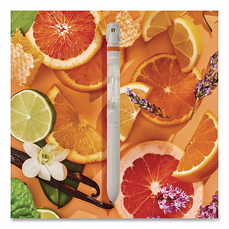 Essential Oil Blends Pen Diffuser, Citrus Grove Scent, White (112502)