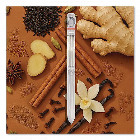 Essential Oil Blends Pen Diffuser, Spiced Chai Latte Scent, White (LL123121)