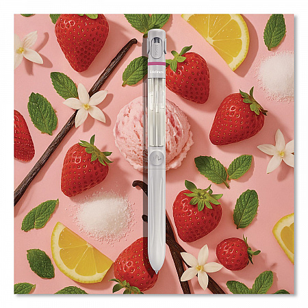 Essential Oil Blends Pen Diffuser, Strawberry Milkshake Scent, White (LL123123)