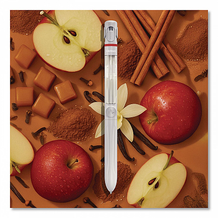 Essential Oil Blends Pen Diffuser, Apple Crisp Scent, White (LL123125)