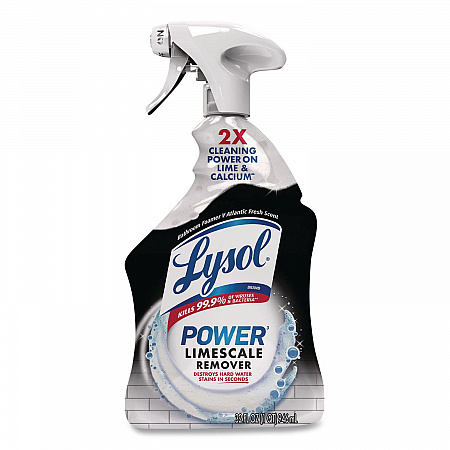 Power Limescale Remover, Atlantic Fresh Scent, 32 oz Trigger Spray Bottle, 12/Carton (95816CT)
