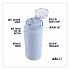 Cooper Stainless Steel Vacuum Insulated Water Bottle, 32 oz, Halogen Blue (48909990256)