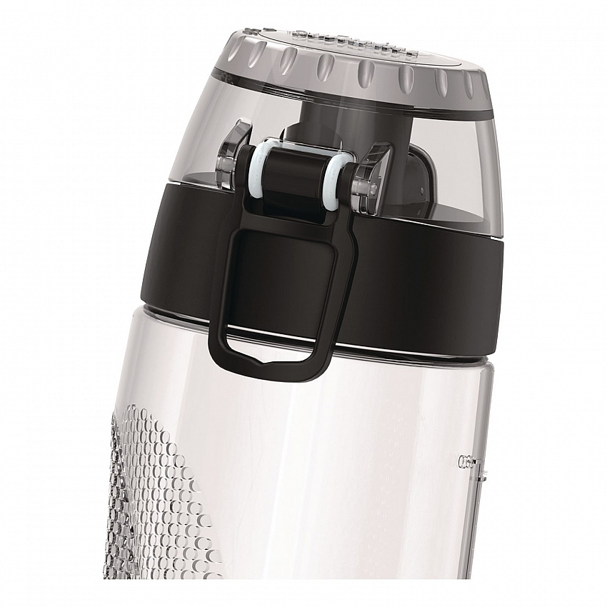 Tritan Plastic Hydration Water Bottle with Meter, 24 oz, Clear (THRHP4100CL6)