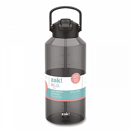 Liberty Plastic Water Bottle, 64 oz, Ebony (0015X270)