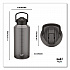 Liberty Plastic Water Bottle, 64 oz, Ebony (0015X270)