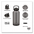 Liberty Plastic Water Bottle, 64 oz, Ebony (0015X270)