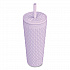 Cora Stainless Steel Double Wall Insulated Tumbler, 24 oz, Lavender (2598W620)