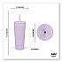 Cora Stainless Steel Double Wall Insulated Tumbler, 24 oz, Lavender (2598W620)