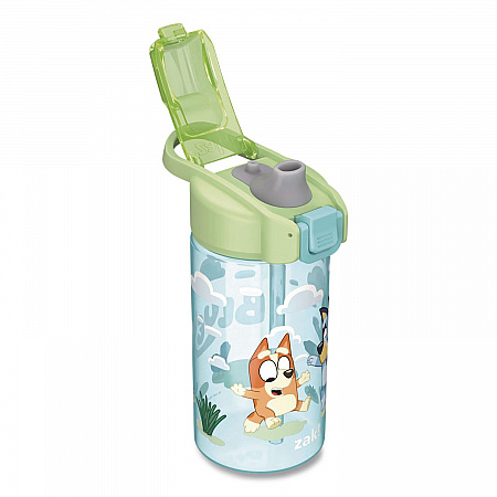 Jubilee Plastic Water Bottle, Bluey, 16 oz, Blue/Green (001000273)