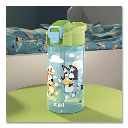 Jubilee Plastic Water Bottle, Bluey, 16 oz, Blue/Green (001000273)