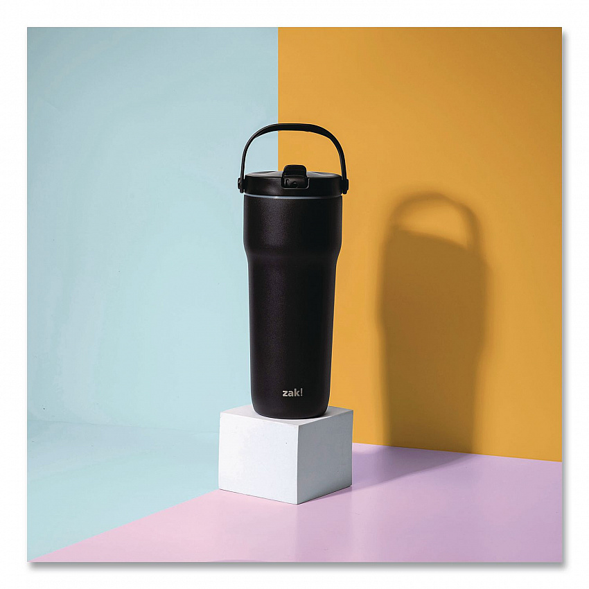 Sutton Stainless Steel Double Wall Insulated Tumbler, 30 oz, Ebony (001001608)