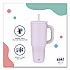 Sutton Stainless Steel Double Wall Insulated Tumbler. 40 oz, Smoky Lilac (001001610)