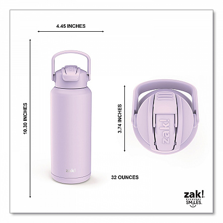 Liberty Stainless Steel Double Wall Insulated Tumbler, 32 oz, Lavender (2598X030)