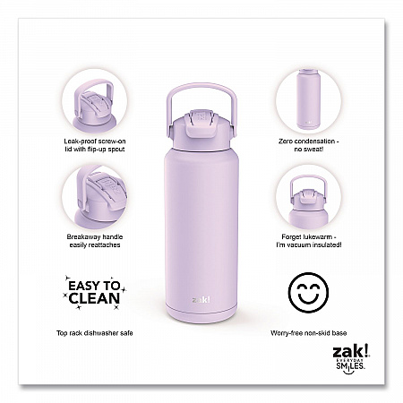 Liberty Stainless Steel Double Wall Insulated Tumbler, 32 oz, Lavender (2598X030)