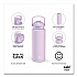 Liberty Stainless Steel Double Wall Insulated Tumbler, 32 oz, Lavender (2598X030)