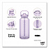 Liberty Plastic Water Bottle, 64 oz, Lavender (2598X270)