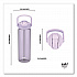 Liberty Plastic Water Bottle, 24 oz, Lavender (2598X280)
