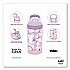 Atlantic Plastic Water Bottle, 16 oz, Fanciful Unicorn (7190T380)