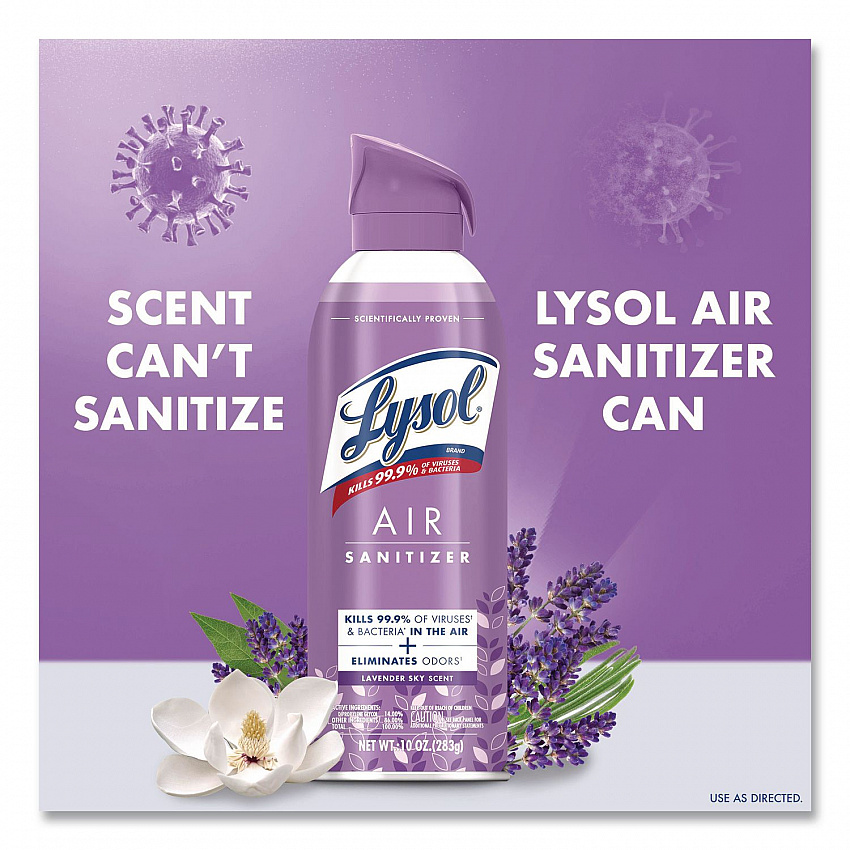 Air Sanitizer Spray, Lavender Sky Scent, 10 oz Aerosol Spray (56348EA)
