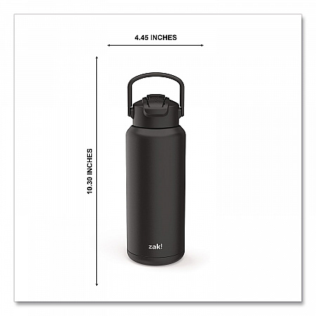 Liberty Stainless Steel Double Wall Insulated Tumbler, 32 oz, Ebony (0015X033)