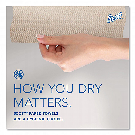 100% Recycled Hard Roll Paper Towels, 1-Ply, 8