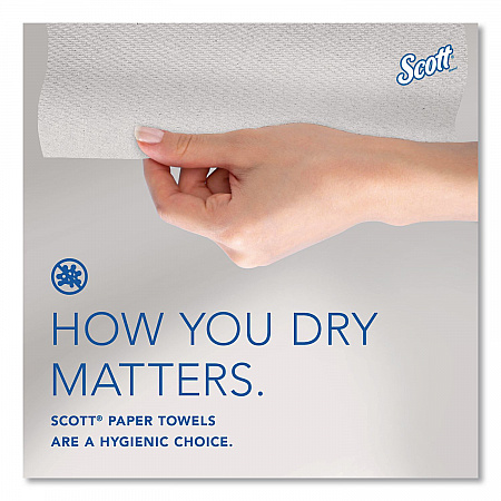 100% Recycled Hard Roll Paper Towels, 1-Ply, 8