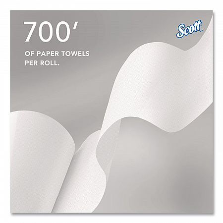 100% Recycled Hard Roll Paper Towels, 1-Ply, 8
