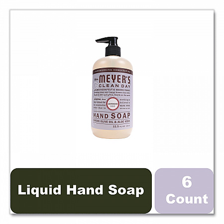 Clean Day Liquid Hand Soap, Lavender Scent, 12.5 oz, 6/Carton (390066)