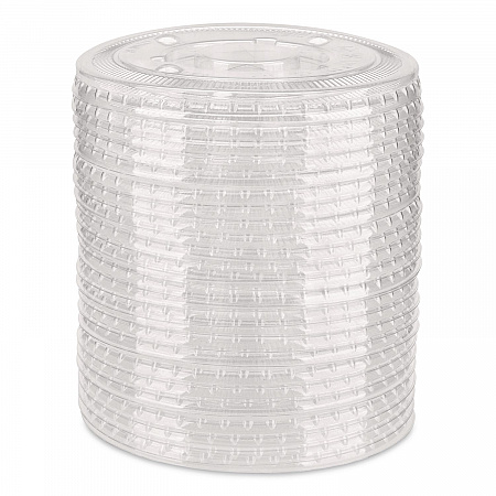 PET Lids, Fits 42 oz Stadium Cup, Clear, 600/Carton (CKCL117)