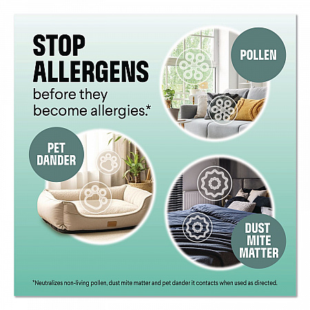 PURE Allergen Neutralizer Fabric and Carpet Spray, Clean Breeze Scent, 26 oz Spray Bottle, 6/Carton (60718CT)