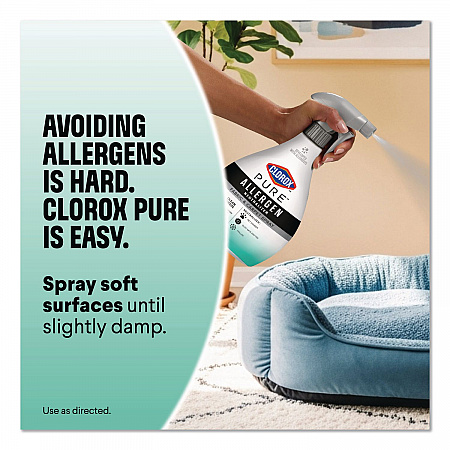 PURE Allergen Neutralizer Fabric and Carpet Spray, Clean Breeze Scent, 26 oz Spray Bottle, 6/Carton (60718CT)