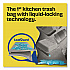 ForceFlex MaxStrength Tall Kitchen Drawstring Trash Bags, 13 gal, Lemon Sunshine Scent, 23.47 x 25.38, Gray, 90/Carton (22641CT)