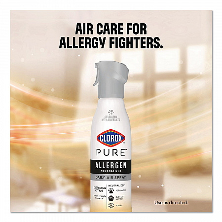 PURE Allergen Neutralizer Daily Air Spray, Citrus, 8 oz Aerosol Spray, 6/Carton (60754CT)