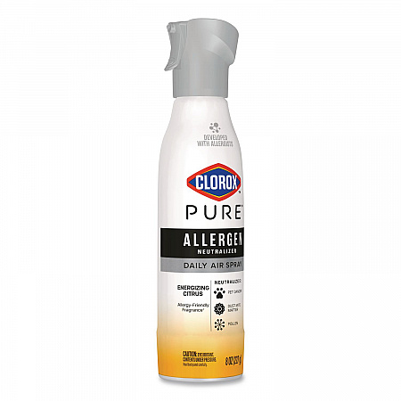 PURE Allergen Neutralizer Daily Air Spray, Citrus, 8 oz Aerosol Spray, 6/Carton (60754CT)