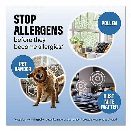 PURE Allergen Neutralizer Daily Air Spray, Ocean Mist, 8 oz Aerosol Spray, 6/Carton (60753CT)