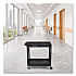 TUFFY XL Two-Shelf Heavy-Duty Multipurpose Utility Cart, Plastic, 200 lb Capacity, 35 x 18 x 34.25, Black (EC11B)