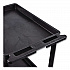 ENDURA Two-Shelf Utility Cart, Plastic, 400 lb Capacity, 32 x 24 x 37.5. Black (TC11)
