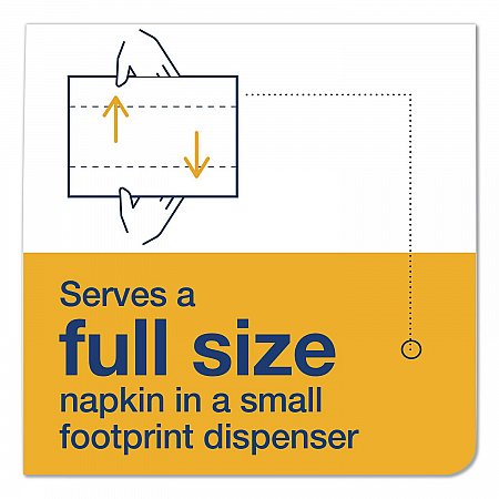 Xpressnap Fit Interfold Dispenser Napkins, 2-Ply, 6.5 x 8.4, White, 720/Pack, 6 Packs/Carton (800700)