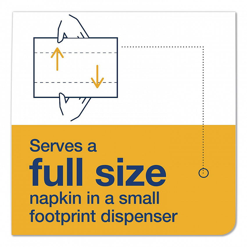 Xpressnap Fit Interfold Dispenser Napkins, 2-Ply, 6.5 x 8.4, White, 720/Pack, 6 Packs/Carton (800700)