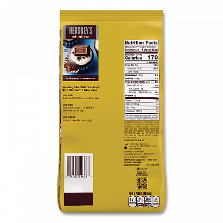Chocolate Miniatures Party Pack Assortment, 35.9 oz Bag, 2 Bags/Carton (24600403)