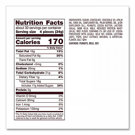 Chocolate Miniatures Party Pack Assortment, 35.9 oz Bag, 2 Bags/Carton (24600403)