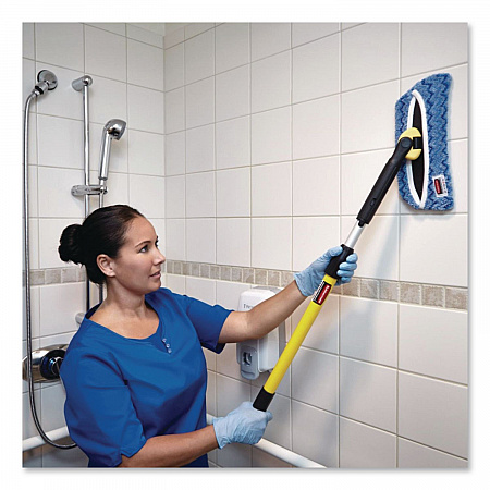HYGEN MF Flexi Frame Mop Cover, 8 x 8, Blue, 12/Carton (Q891BLUCT)