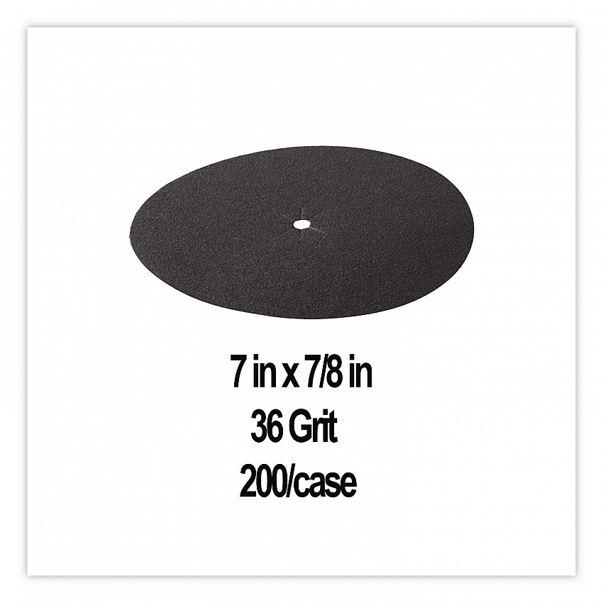 Regalite Floor Surfacing Discs, 7" Diameter x 0.88", 200/Carton (09275)
