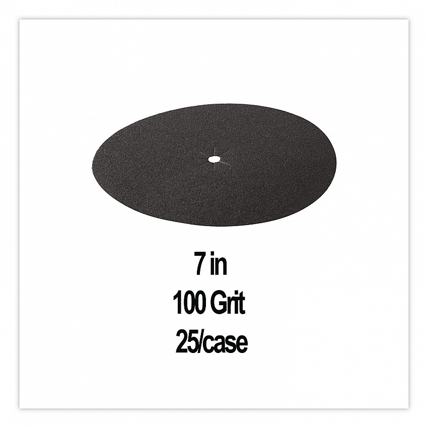 Regalite Floor Surfacing Hookit Discs, 7" Diameter, Purple, 200/Carton (7RQC100)