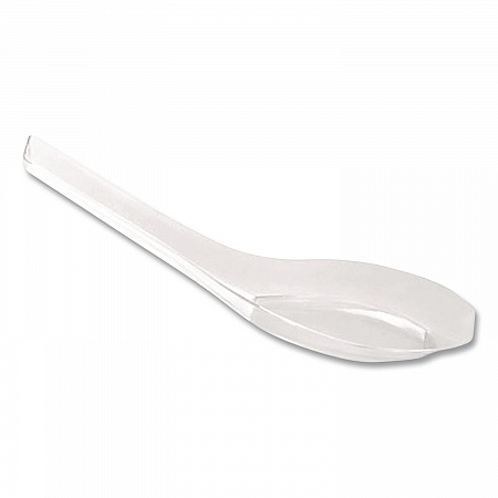 Petites Mini Utensils, Spoon, Plastic, Clear, 200/Carton (APTASIA2CL)