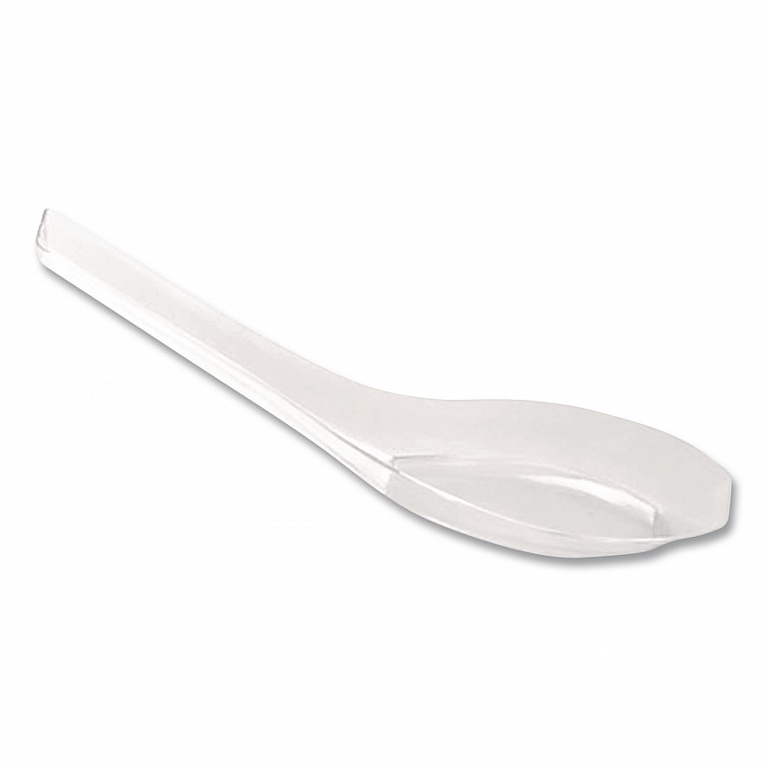 Petites Mini Utensils, Spoon, Plastic, Clear, 200/Carton (APTASIA2CL)