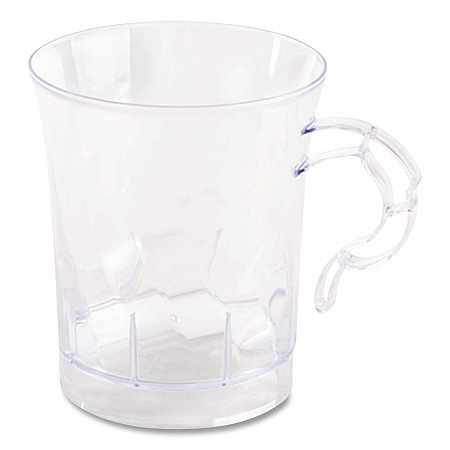 Classicware Coffee Mug, 8 oz, Clear, 192/Carton (CWM8192)